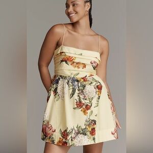 Maeve Anthropologie Sleeveless Fit & Flare Mini Dress 1X